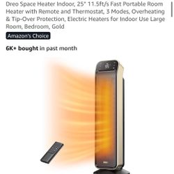 Dreo Heater With Remote Control..