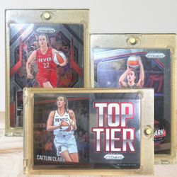 Caitlin Clark 2025 Prizm Draft Lot (3)