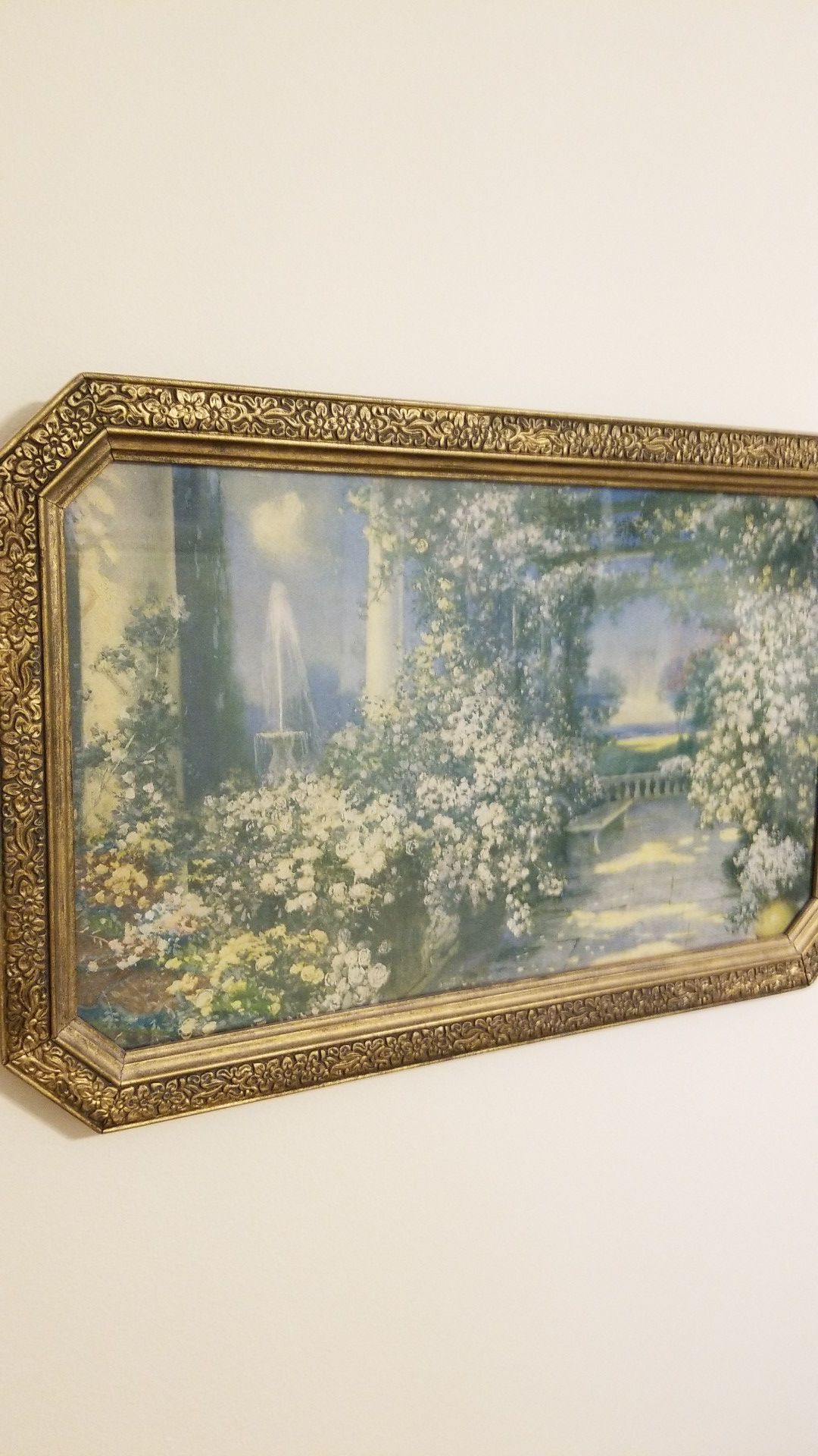 Antique framed art
