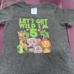 5 Shirt 5th Birthday