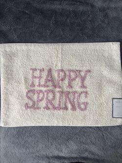 Happy Spring Bath Rug