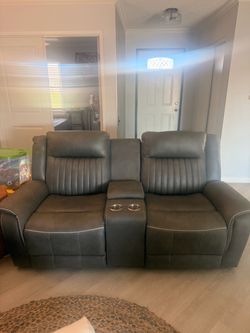 Sofa and loveseat