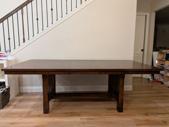 Heavy Mission trestle extendable table