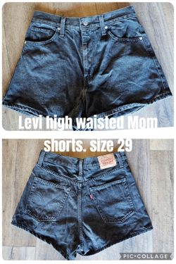 Levi's high waisted mom shorts