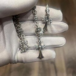 Chrome Hearts Cross Pendant Necklace 