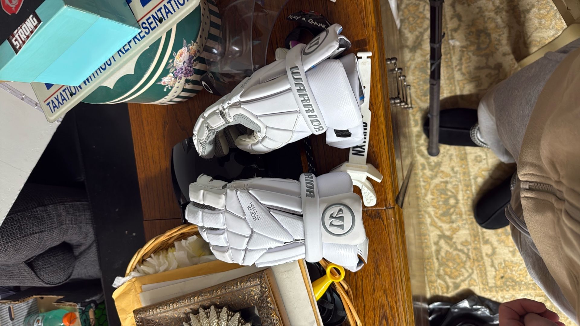 lacrosse warrior evo gloves