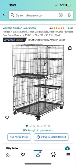 Large 3 Story Animal Cage 