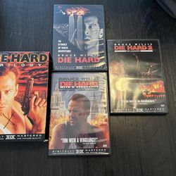 "Die Hard" DVDs lot of 4 