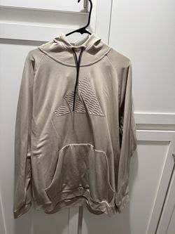 Adidas Training Hoodie Men’s 2XL – Beige/Tan – Excellent Condition