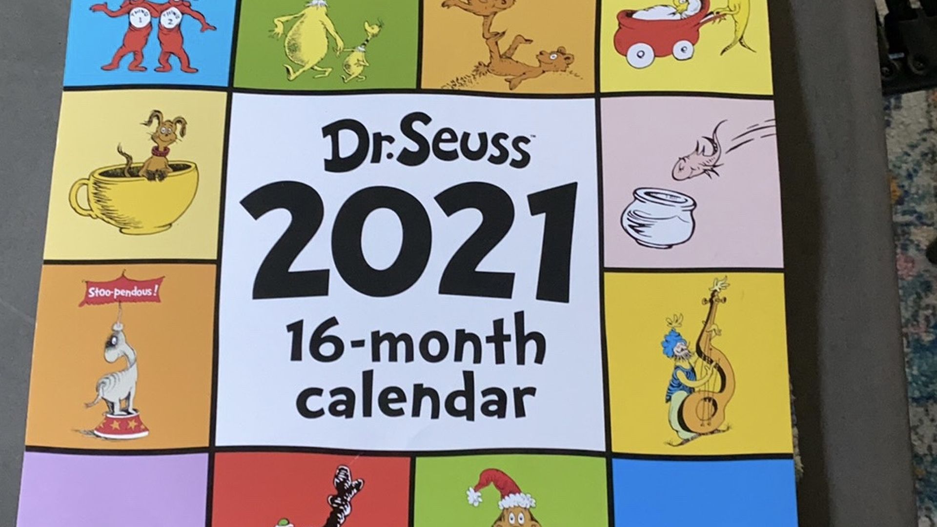 FREE Dr. Suess 2021 Calendar