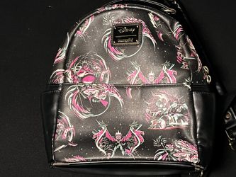 Loungefly x Disney Villains Allover Print Mini Backpack