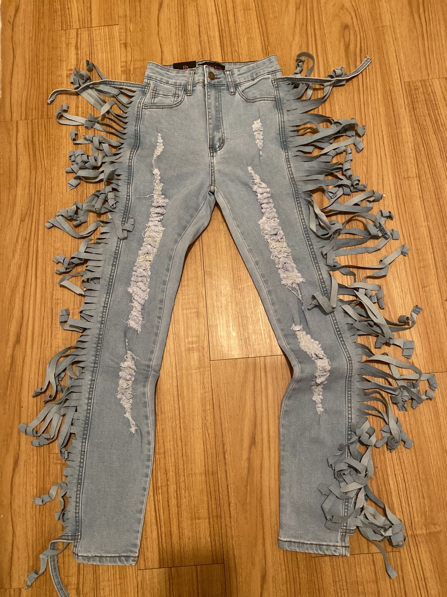 Women’s Fringe Jeans, Great Stretch 