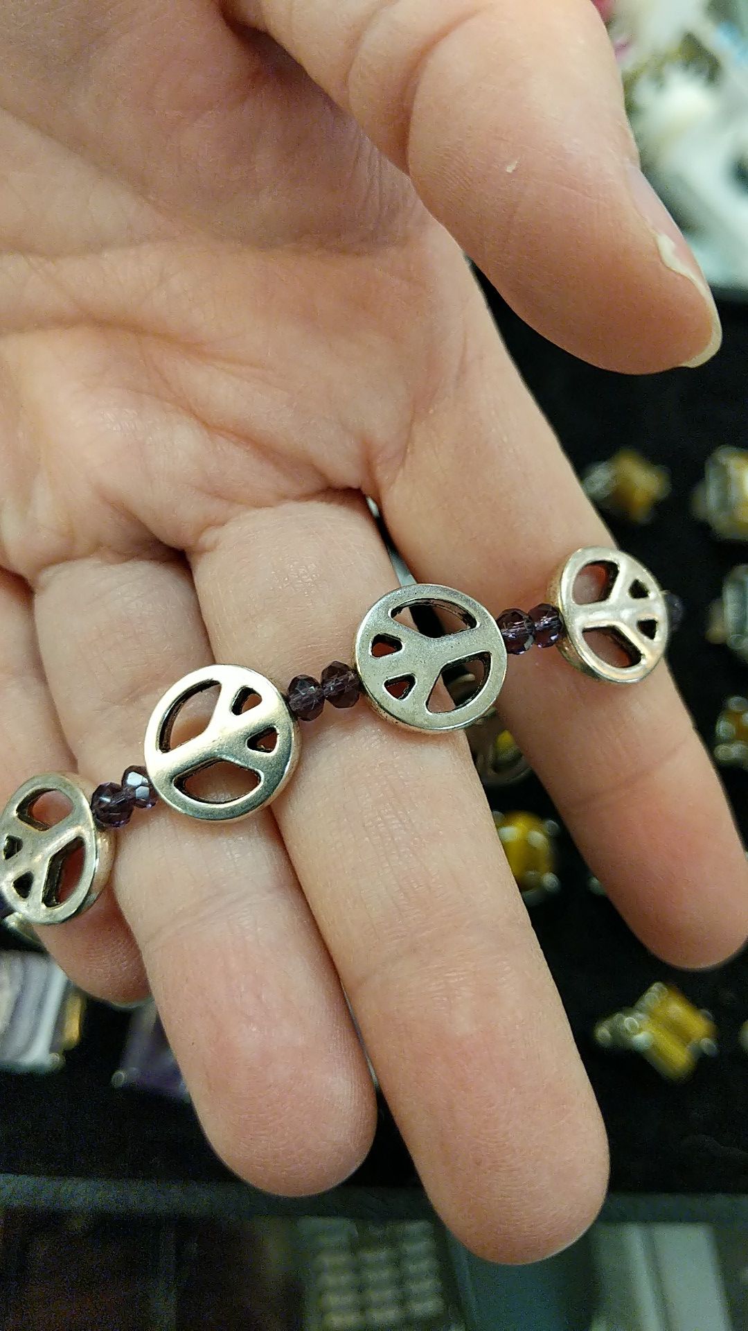 PEACE BRACELET STRETCH