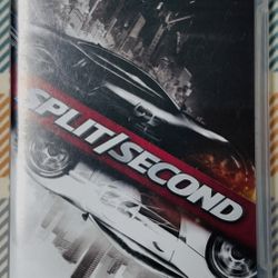 Split/Second (Sony PSP, 2010) Complete Racing Game w/Manual Case Tested