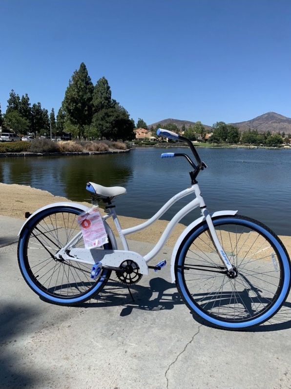 New Awesome 🌸 Ladies Beach Cruiser Bike Bicycle Standard Adult