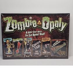ZOMBIE-OPOLY Monopoly Board Game. Where Fun Never Dies (Good condition) PICK UP IN CORNELIUS