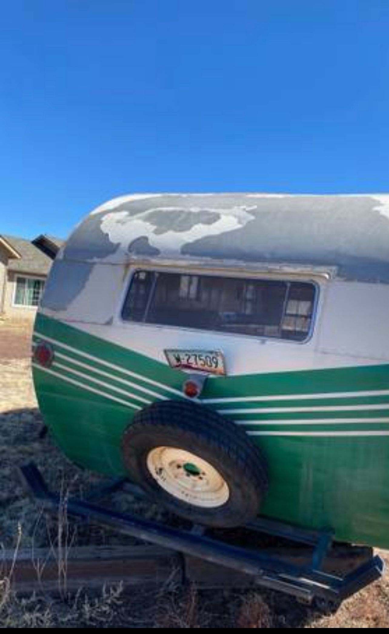 FREE. Vintage trailer Bike Rack