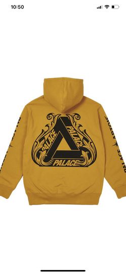 Palace Stella Artois Hoodie Gold Medium Pre Owned