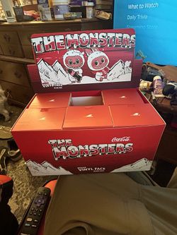 The Monsters POP MART Labubu Coca-Cola Vinyl Face Series Blind box Pendant Doll