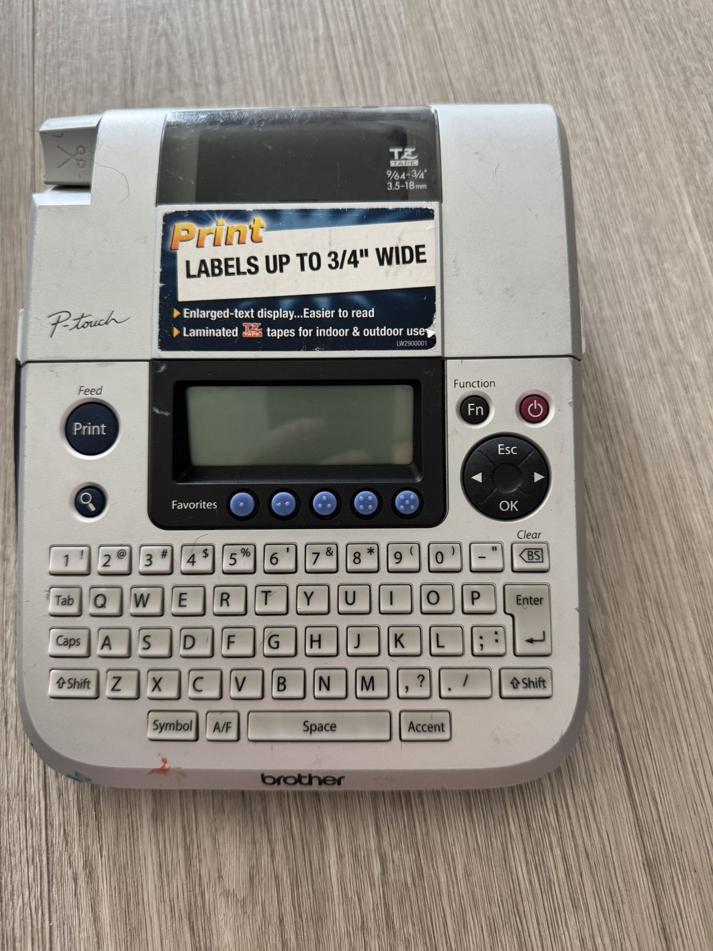 🔹 Brother P-Touch PT-1830 TZ Tape Label Maker – Used
