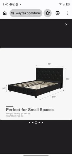Queen bed frame