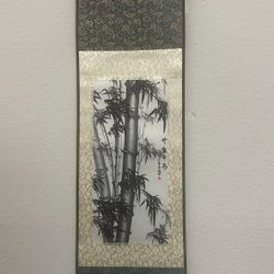Chinese Mini Scroll Bamboo 
