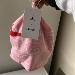 Jordan x Awake pink Beanie