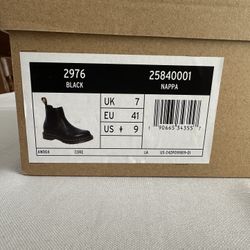 Dr. Martens 2976 Black Nappa Chelsea Boots – Size US 9 (Women’s)