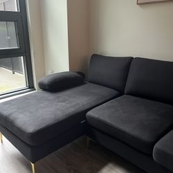 Black Sectional 