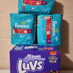Pampers Luvs Diapers Size 5 6
