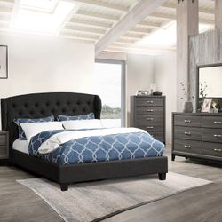 King Size Bed Frame / Mattress Included      ❇️   Cama King Size  / Colchon Incluido Nueva En Caja 