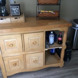 Solid Butcher Block Island