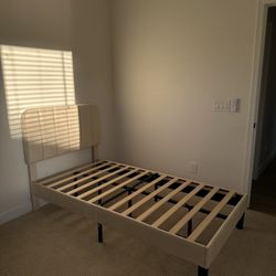 Twin Bed Frame + Headboard