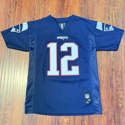 Tom Brady #12 New England Patriots Youth/Kids  NFL Players Jersey Sz M Read Blw! 