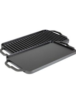 Lodge 19.5" X 10" Cast Iron Reversible Grillgriddle