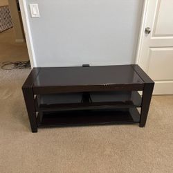 TV STAND DARK BROWN