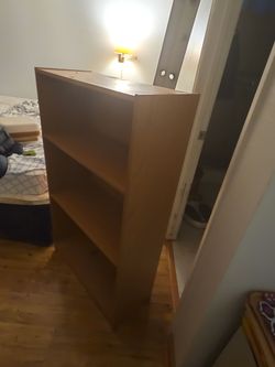 3 shelf adjustable bookcase lighter brown