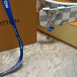 LV Belt Silver Buckle 