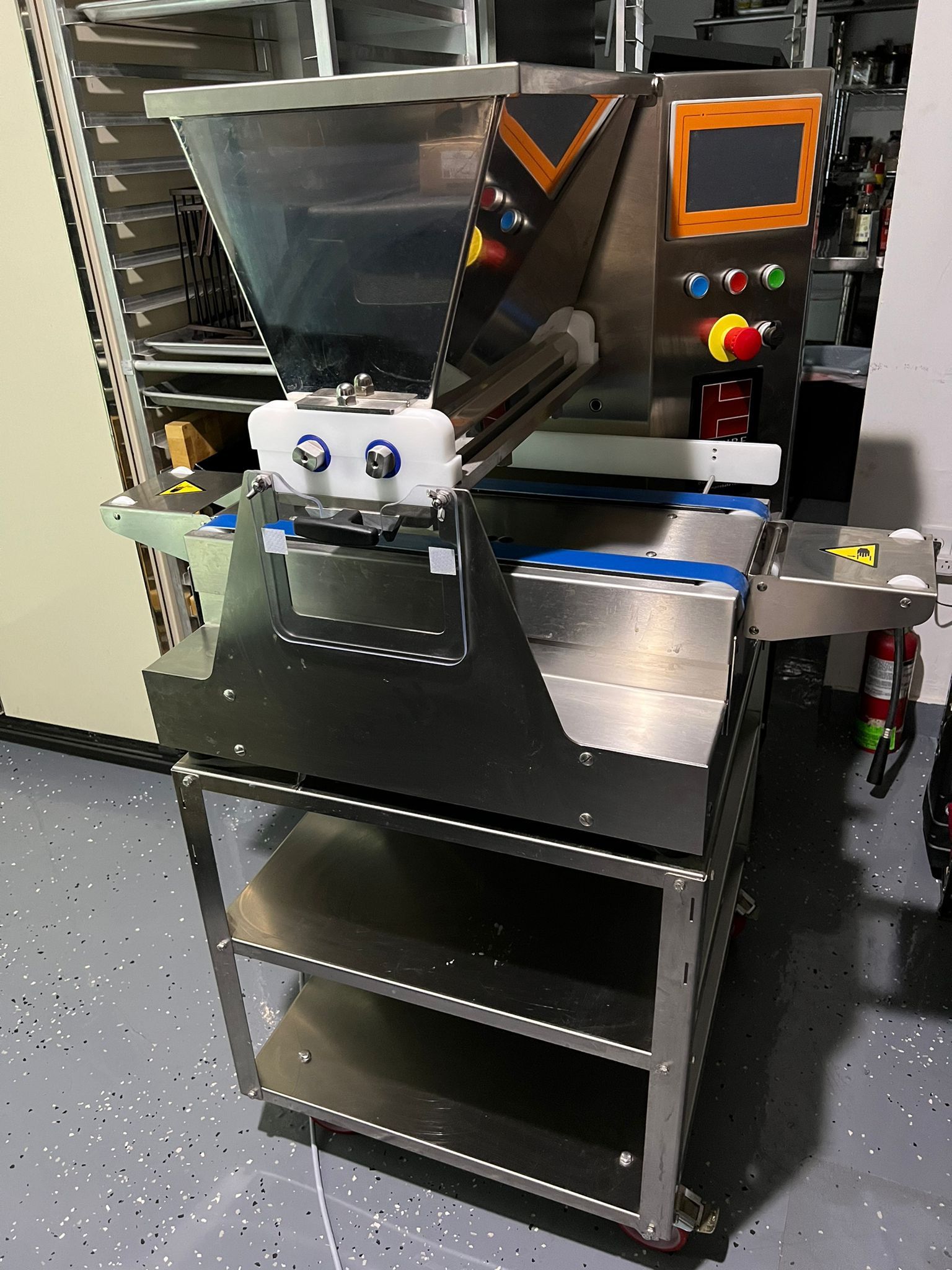 MIMAC BABYDROP TABLE TOP COOKIE MACHINE FOR THE PRODUCTION OF DROPPED BISCUITS COOKIES AND PASTRIES+ BABYDROP STAND