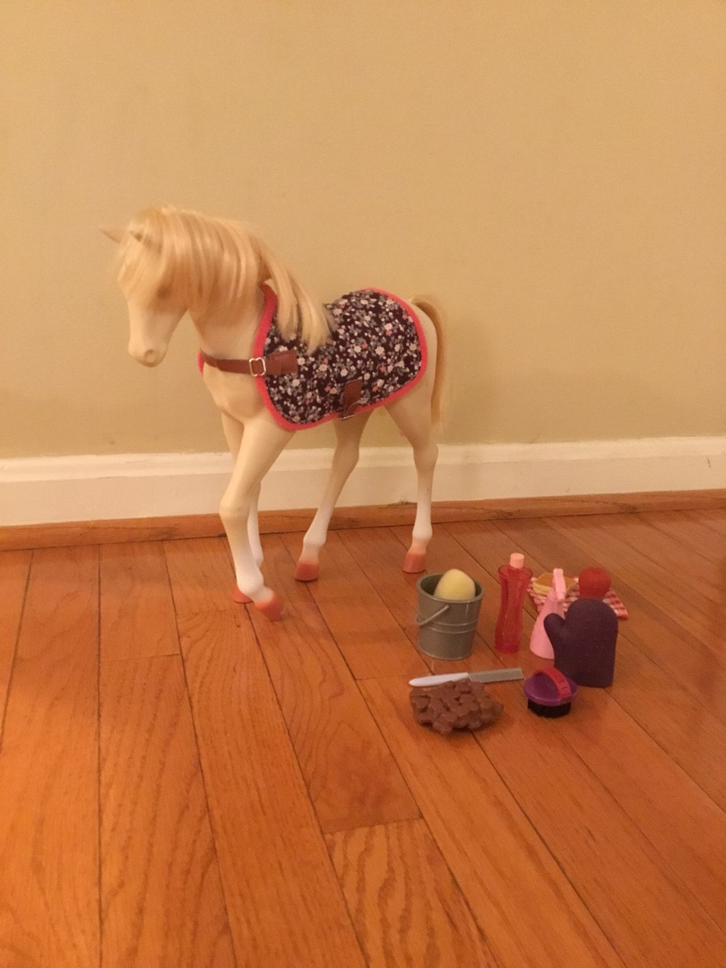 American Girl Pony and Accessories