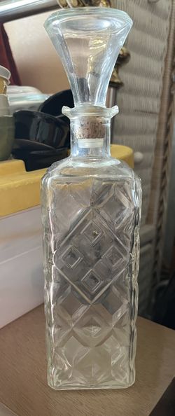 glass liquor bottle