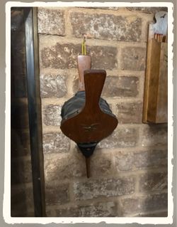 Vintage Wooden Fireplace Bellows