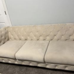 Beige Sofa 