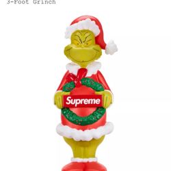 Supreme x Grinch 3 Foot Christmas Decoration LED 