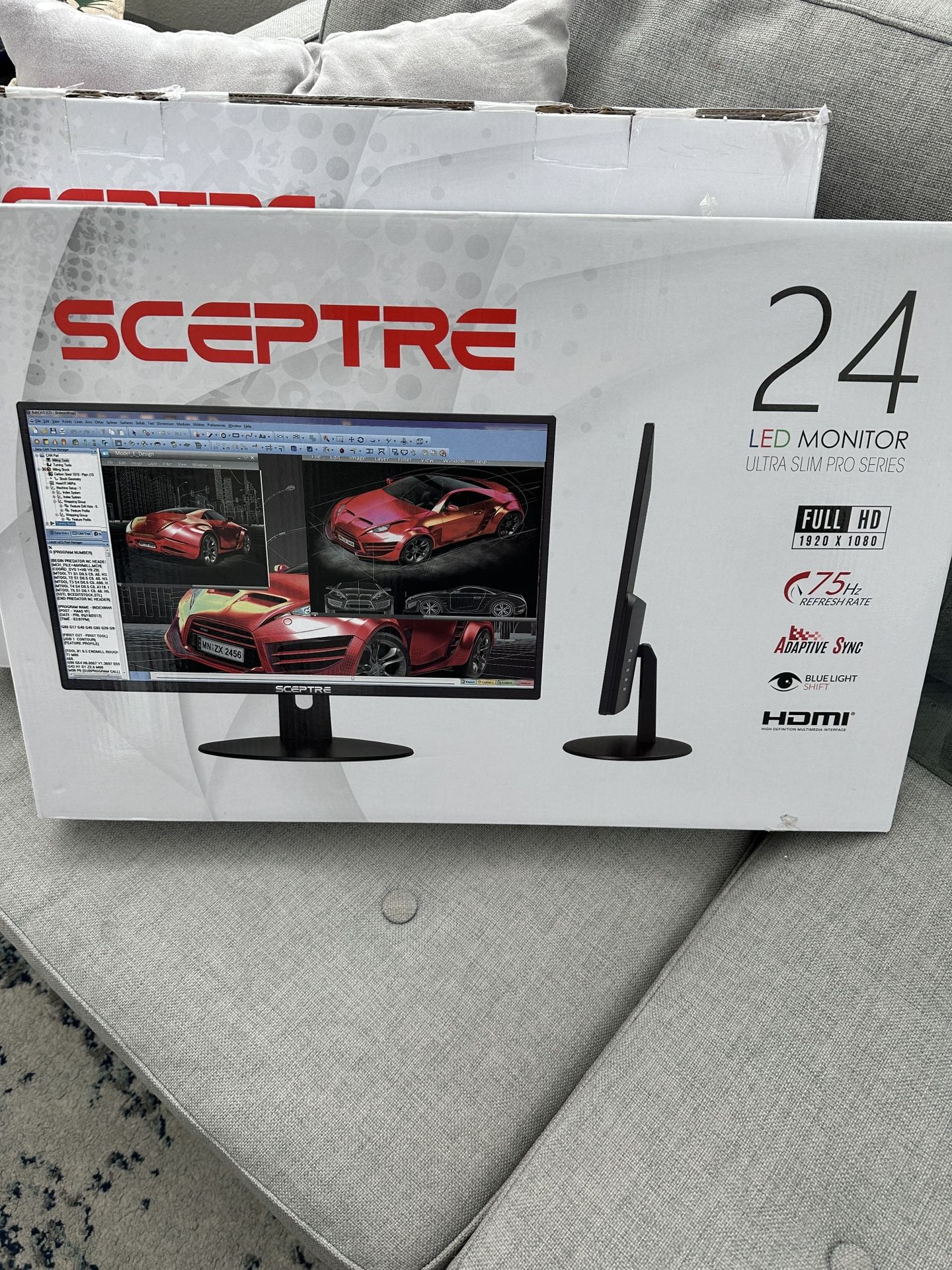(2) Sceptre 24in Monitors
