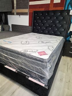 BAMBOO PILLOWTOP  !! QUEEN SET $249