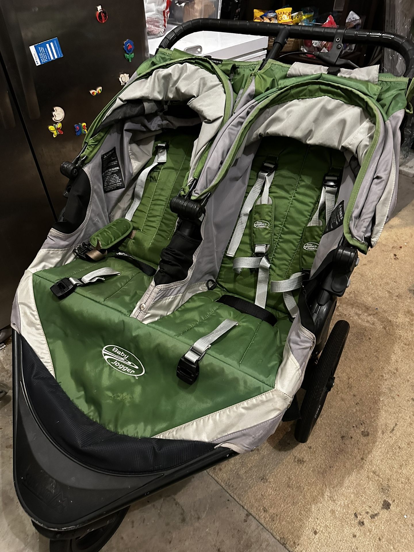 Baby Jogger Double Stroller With Rain Cover