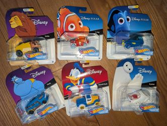 Disney Hot Wheel Collection! (Set Of 6)