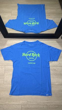 Y2K 2000s Hard Rock Hotel Cancun Logo SpellOut Shirt