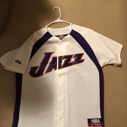 Vintage Utah Jazz Majestic Baseball Jersey